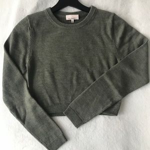 SUNDAY BEST 100% MERINO WOOL CROP SWEATER